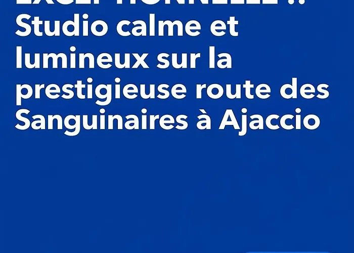 Vue Exceptionnelle !! Calme Et Lumineux Sur La Prestigieuse Route Des Sanguinaires à * Ajaccio (Corsica)